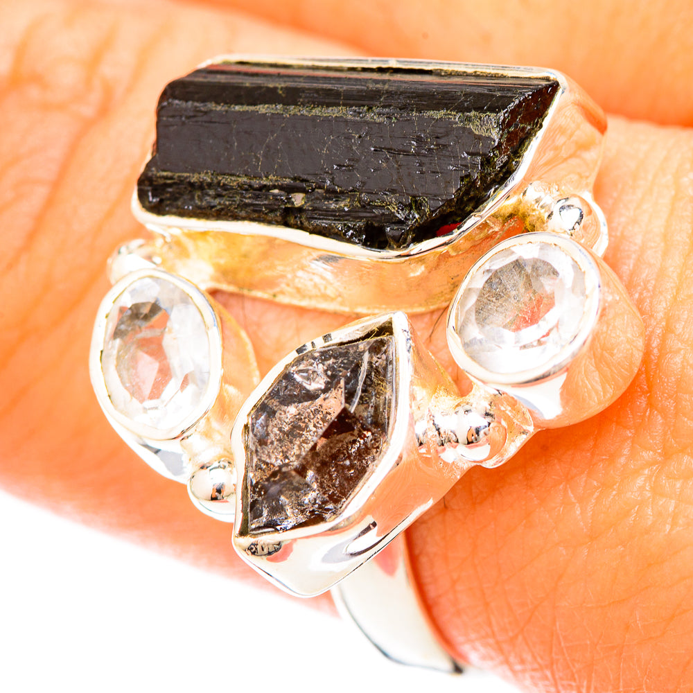 Tektite Rings handcrafted by Ana Silver Co - RING120198