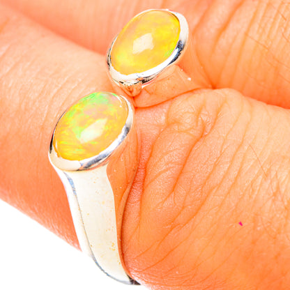Ethiopian Opal Rings handcrafted by Ana Silver Co - RING120205