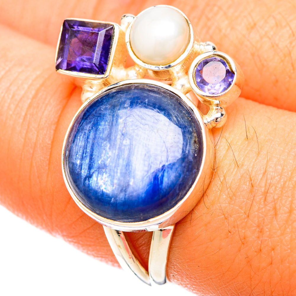 Kyanite Rings handcrafted by Ana Silver Co - RING120212