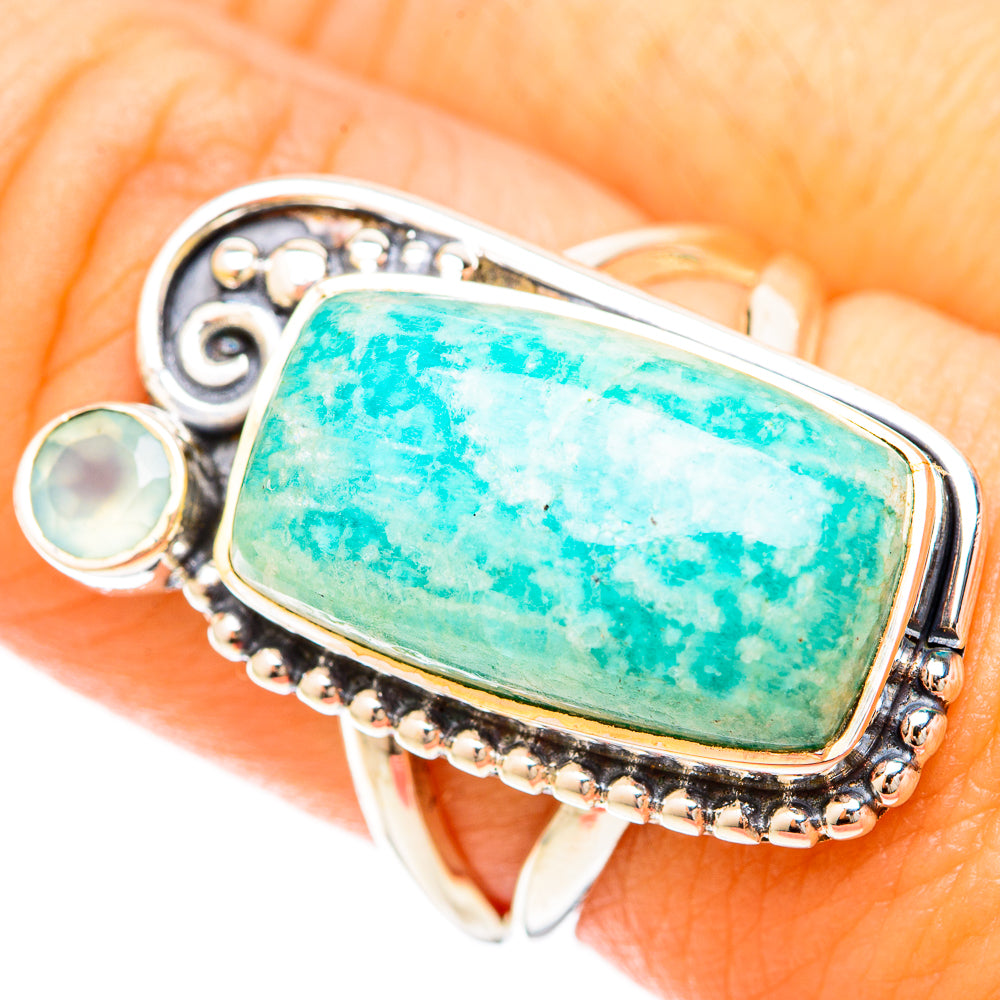 Amazonite Rings handcrafted by Ana Silver Co - RING120213
