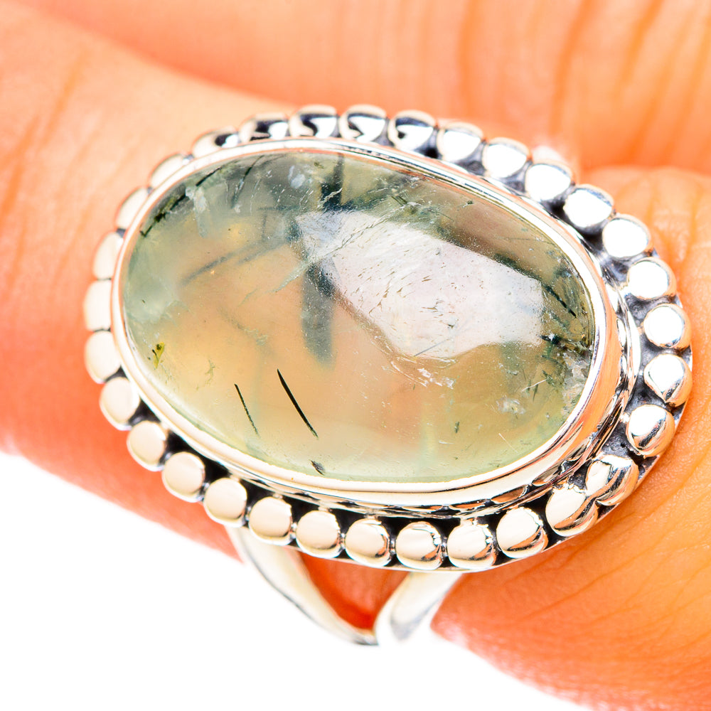 Prehnite Rings handcrafted by Ana Silver Co - RING120216