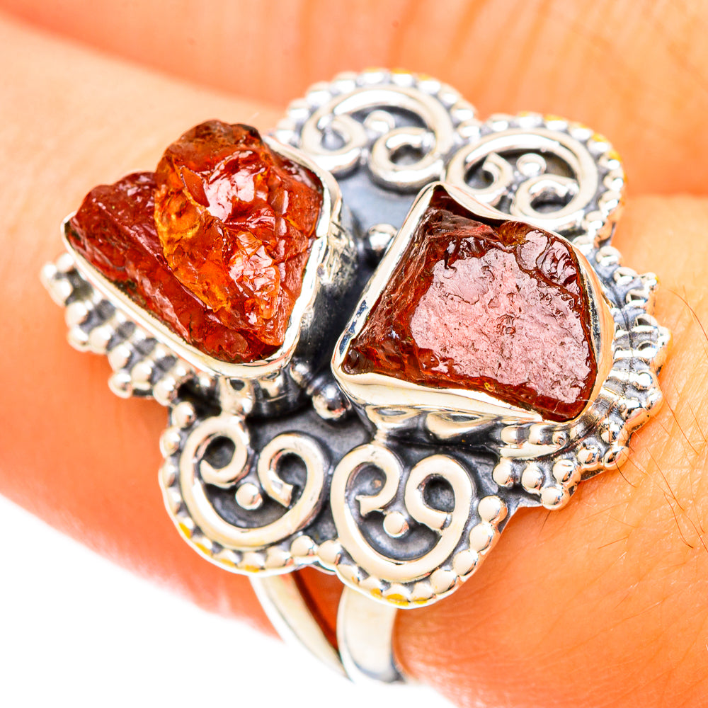 Carnelian Rings handcrafted by Ana Silver Co - RING120220