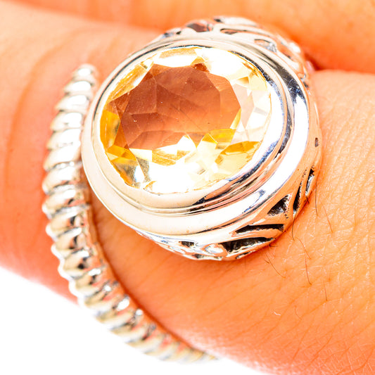 Citrine Rings handcrafted by Ana Silver Co - RING120221