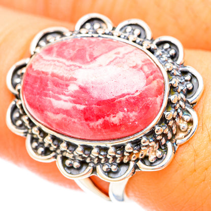 Rhodochrosite Rings handcrafted by Ana Silver Co - RING120225
