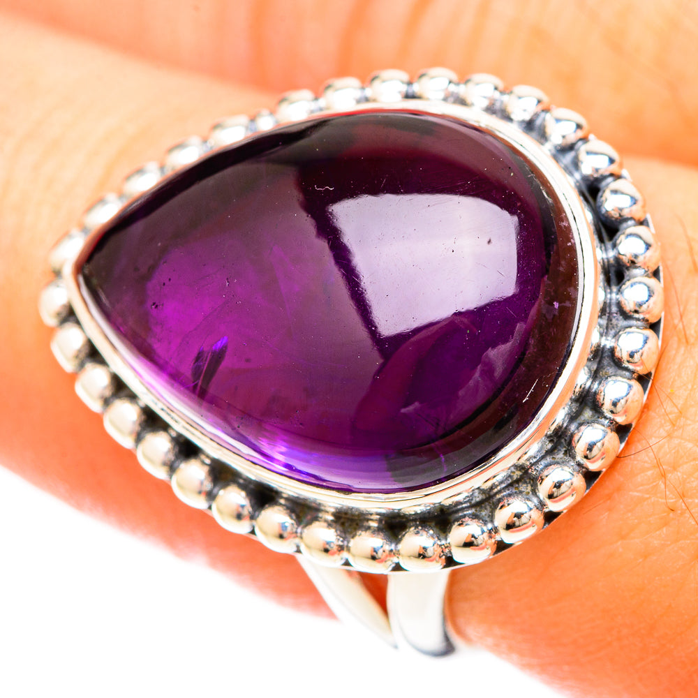 Amethyst Rings handcrafted by Ana Silver Co - RING120229