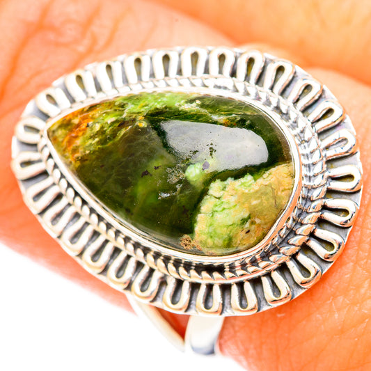Rainforest Jasper Rings handcrafted by Ana Silver Co - RING120249