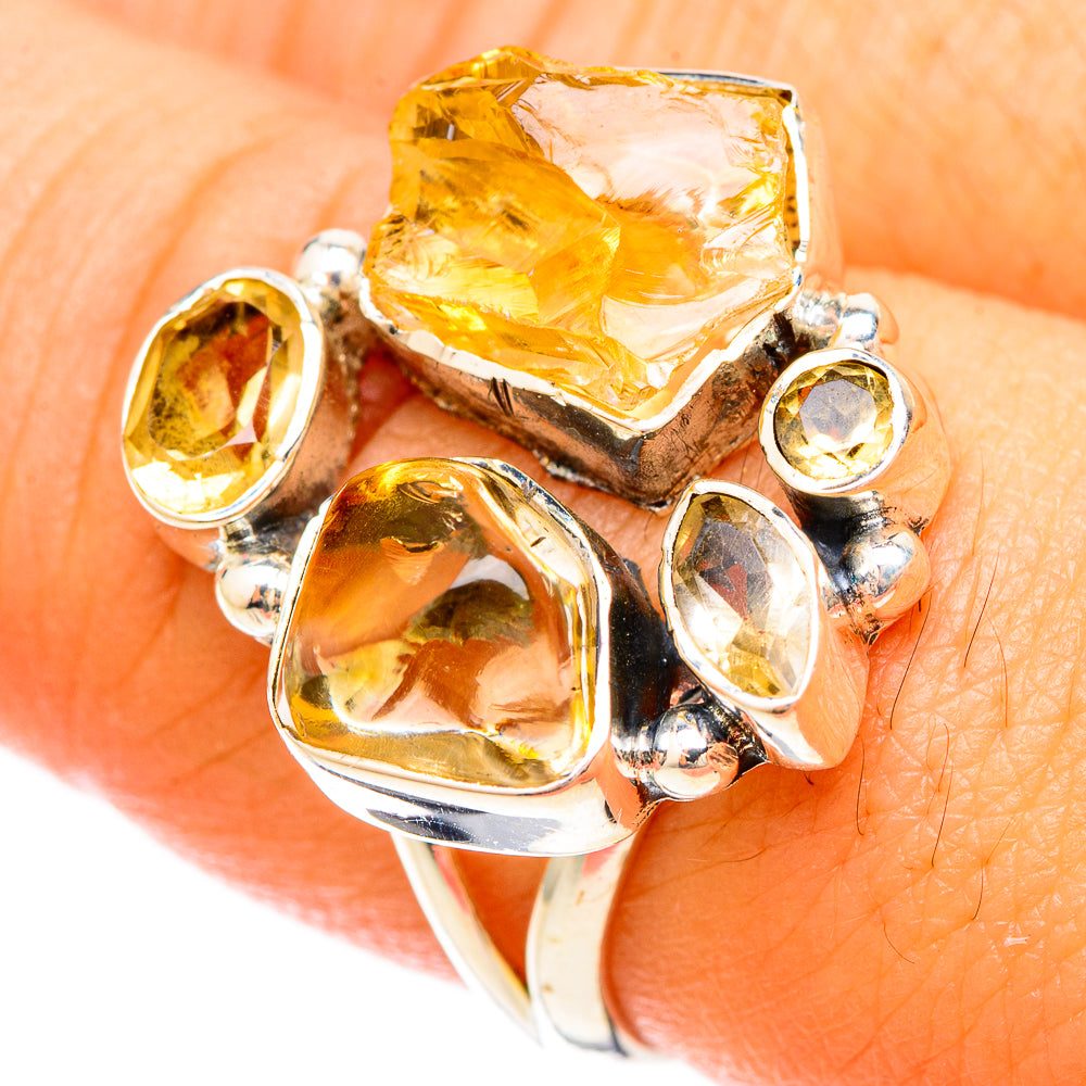 Citrine Rings handcrafted by Ana Silver Co - RING120253