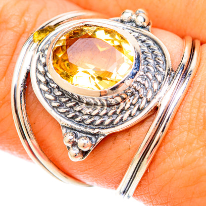 Citrine Rings handcrafted by Ana Silver Co - RING120256