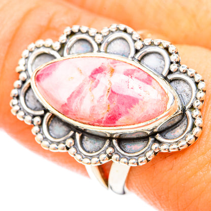 Rhodochrosite Rings handcrafted by Ana Silver Co - RING120258