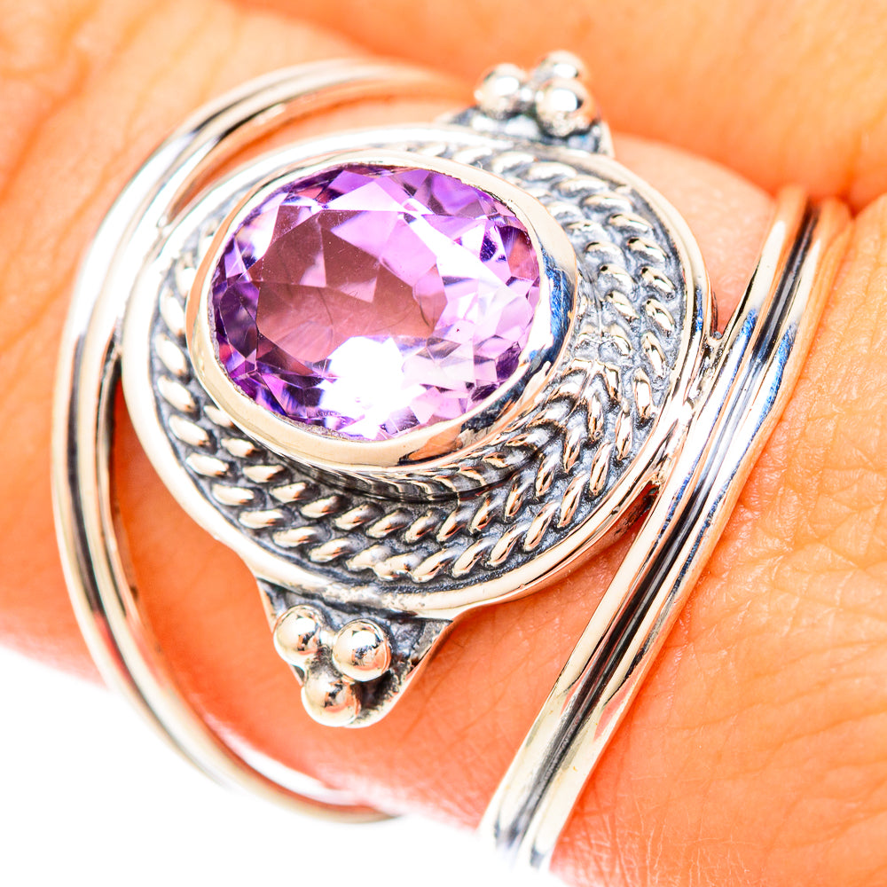 Amethyst Rings handcrafted by Ana Silver Co - RING120260