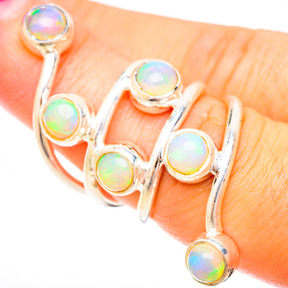 Ethiopian Opal Rings handcrafted by Ana Silver Co - RING120322