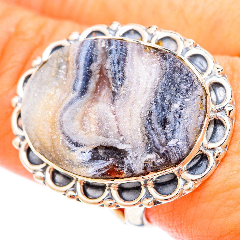 Desert Druzy Rings handcrafted by Ana Silver Co - RING120324