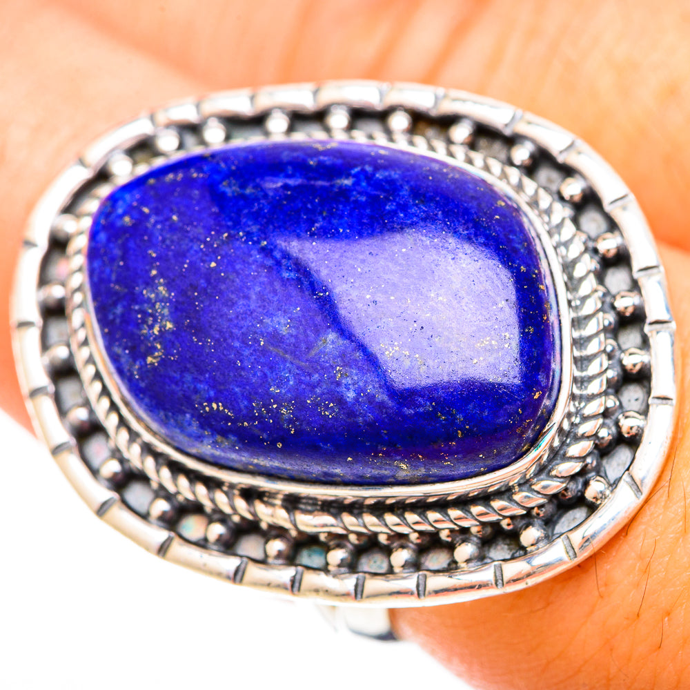 Lapis Lazuli Rings handcrafted by Ana Silver Co - RING120332
