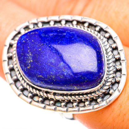 Lapis Lazuli Rings handcrafted by Ana Silver Co - RING120332