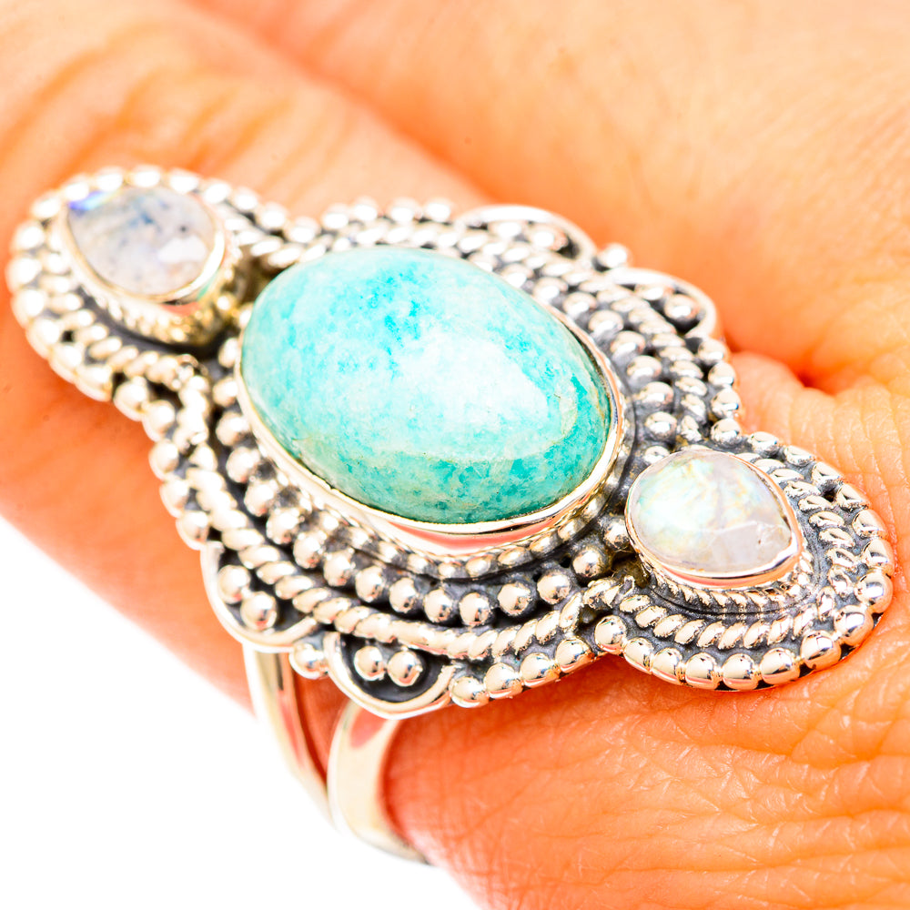 Larimar Rings handcrafted by Ana Silver Co - RING120338