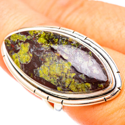 Dragon's Blood Stone Rings handcrafted by Ana Silver Co - RING120344