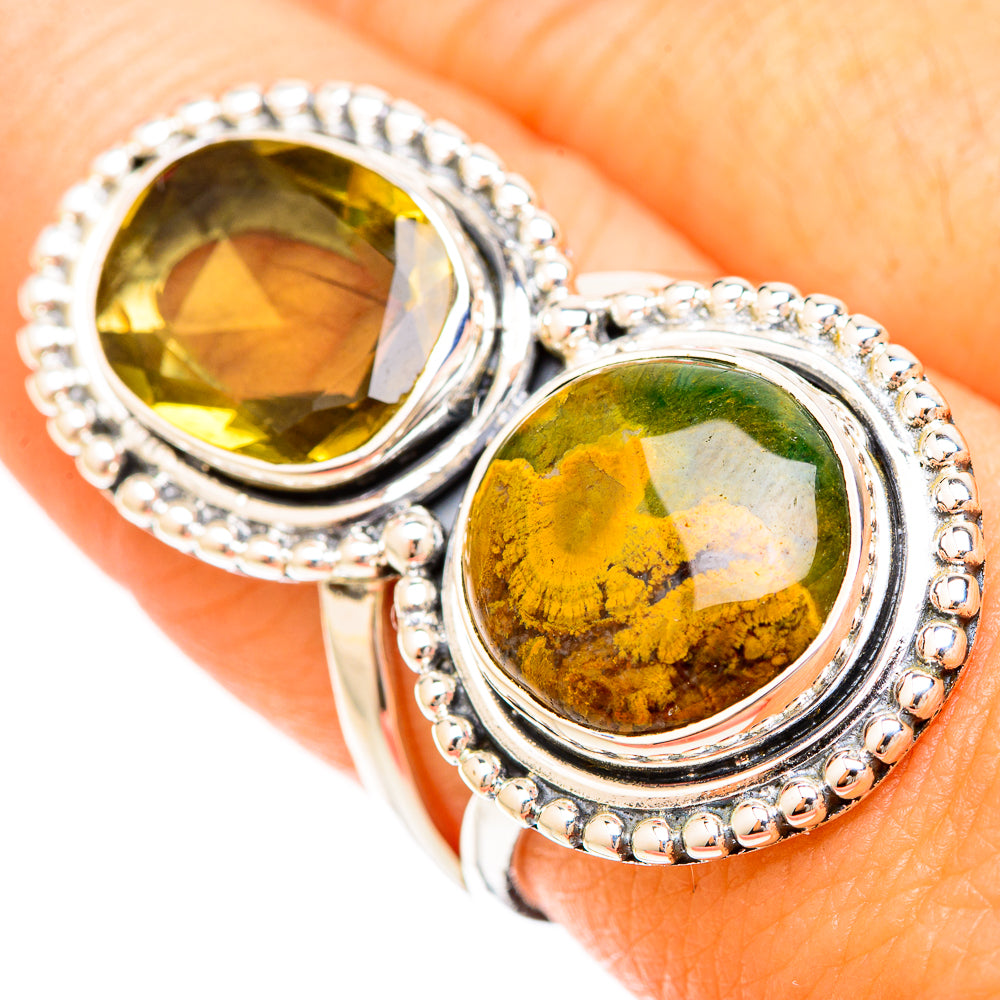 Ocean Jasper Rings handcrafted by Ana Silver Co - RING120346