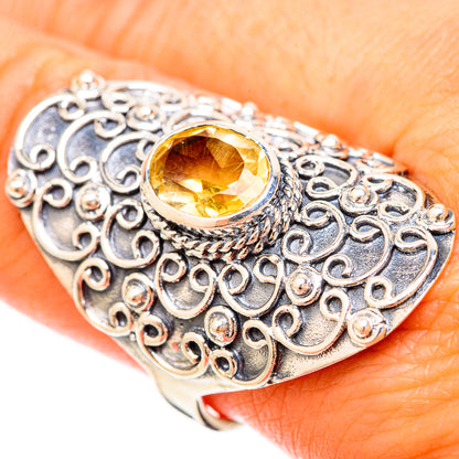 Citrine Rings handcrafted by Ana Silver Co - RING120353