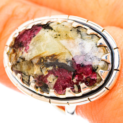 Russian Eudialyte Rings handcrafted by Ana Silver Co - RING120354