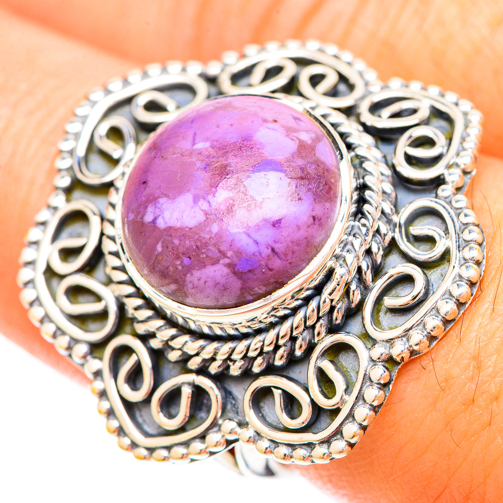 Phosphosiderite Rings handcrafted by Ana Silver Co - RING120356