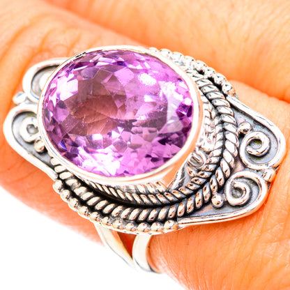 Amethyst Rings handcrafted by Ana Silver Co - RING120358