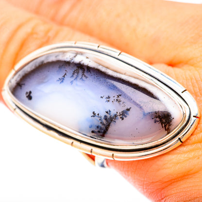 Dendritic Opal Rings handcrafted by Ana Silver Co - RING120367