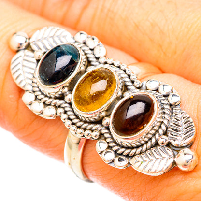 Ethiopian Opal Rings handcrafted by Ana Silver Co - RING120371