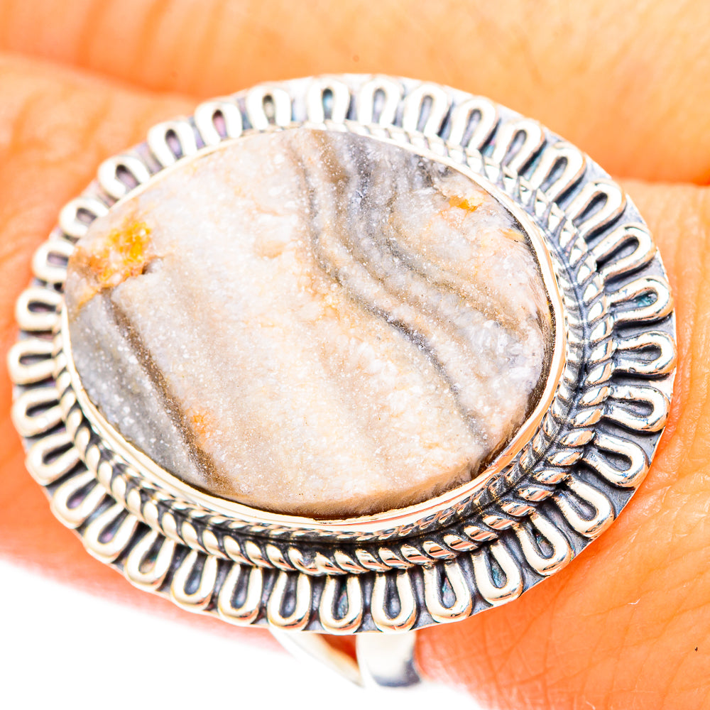 Desert Druzy Rings handcrafted by Ana Silver Co - RING120374