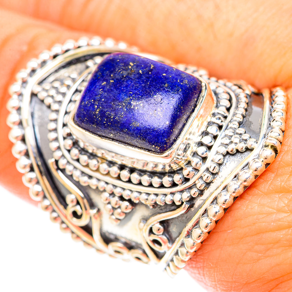 Lapis Lazuli Rings handcrafted by Ana Silver Co - RING120380