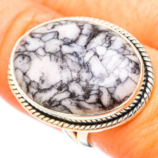 Pinolith Jasper Rings handcrafted by Ana Silver Co - RING120405