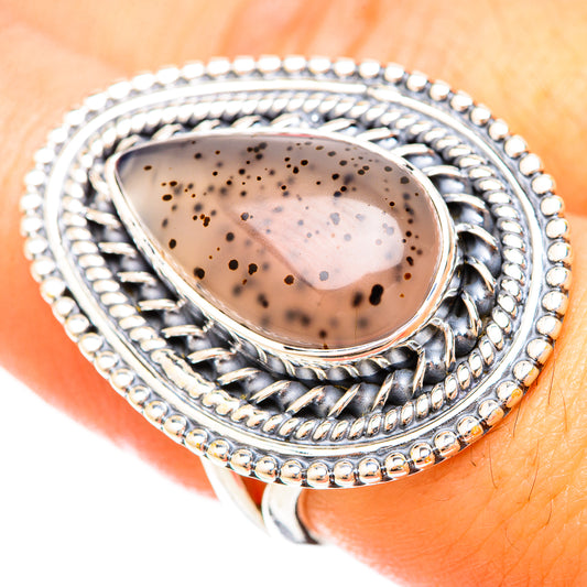 Montana Agate Rings handcrafted by Ana Silver Co - RING120408