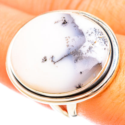 Dendritic Opal Rings handcrafted by Ana Silver Co - RING120410