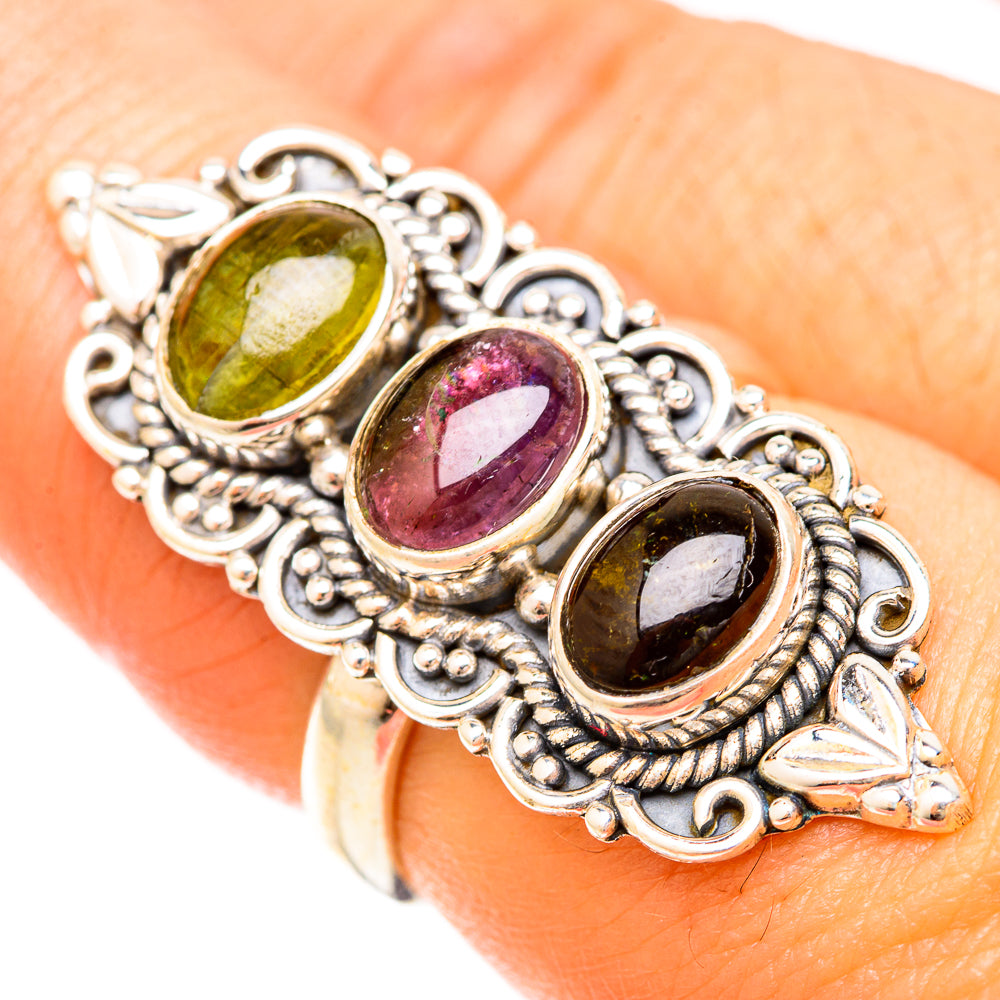 Tourmaline Rings handcrafted by Ana Silver Co - RING120416