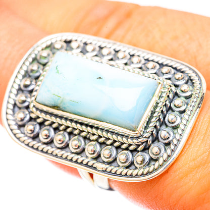 Larimar Rings handcrafted by Ana Silver Co - RING120417