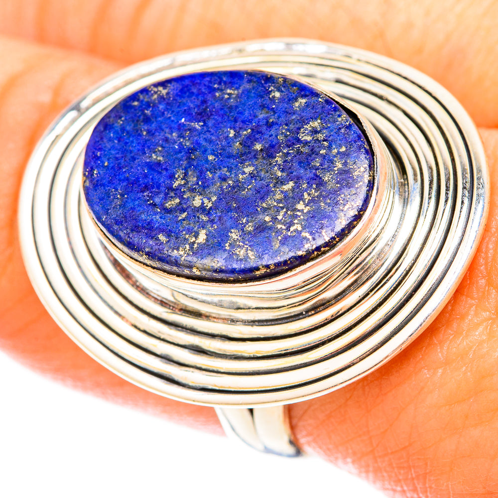 Lapis Lazuli Rings handcrafted by Ana Silver Co - RING120419