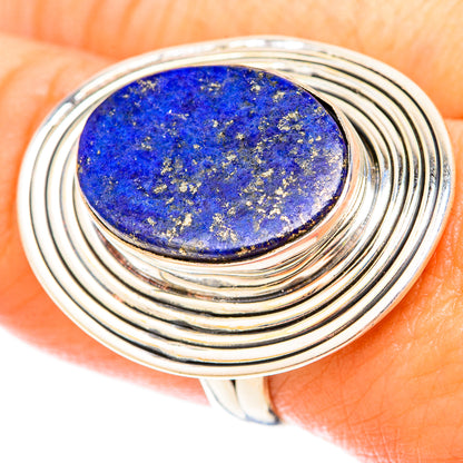 Lapis Lazuli Rings handcrafted by Ana Silver Co - RING120419