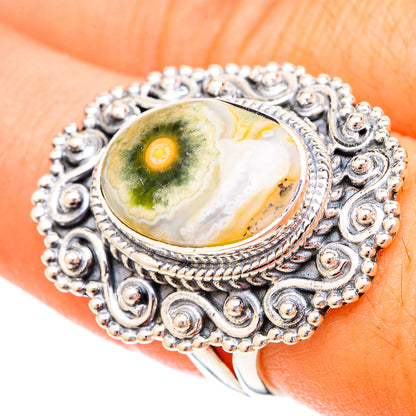 Ocean Jasper Rings handcrafted by Ana Silver Co - RING120431