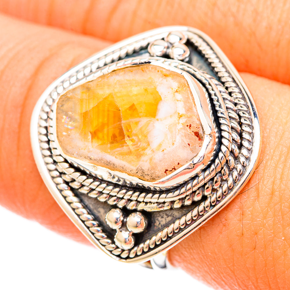 Citrine Rings handcrafted by Ana Silver Co - RING120440