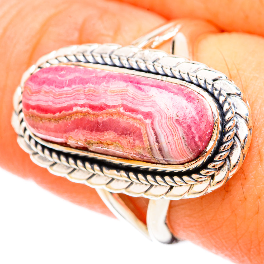 Rhodochrosite Rings handcrafted by Ana Silver Co - RING120442