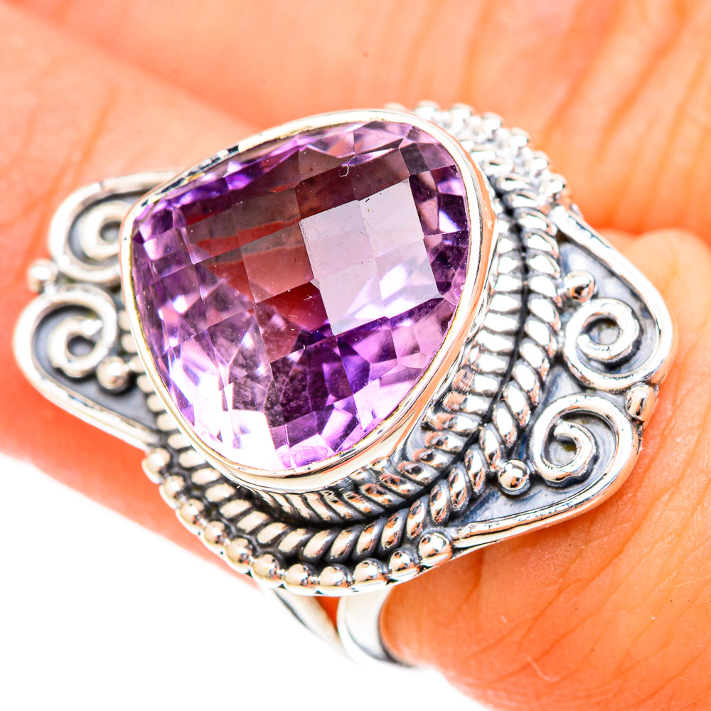 Amethyst Rings handcrafted by Ana Silver Co - RING120445