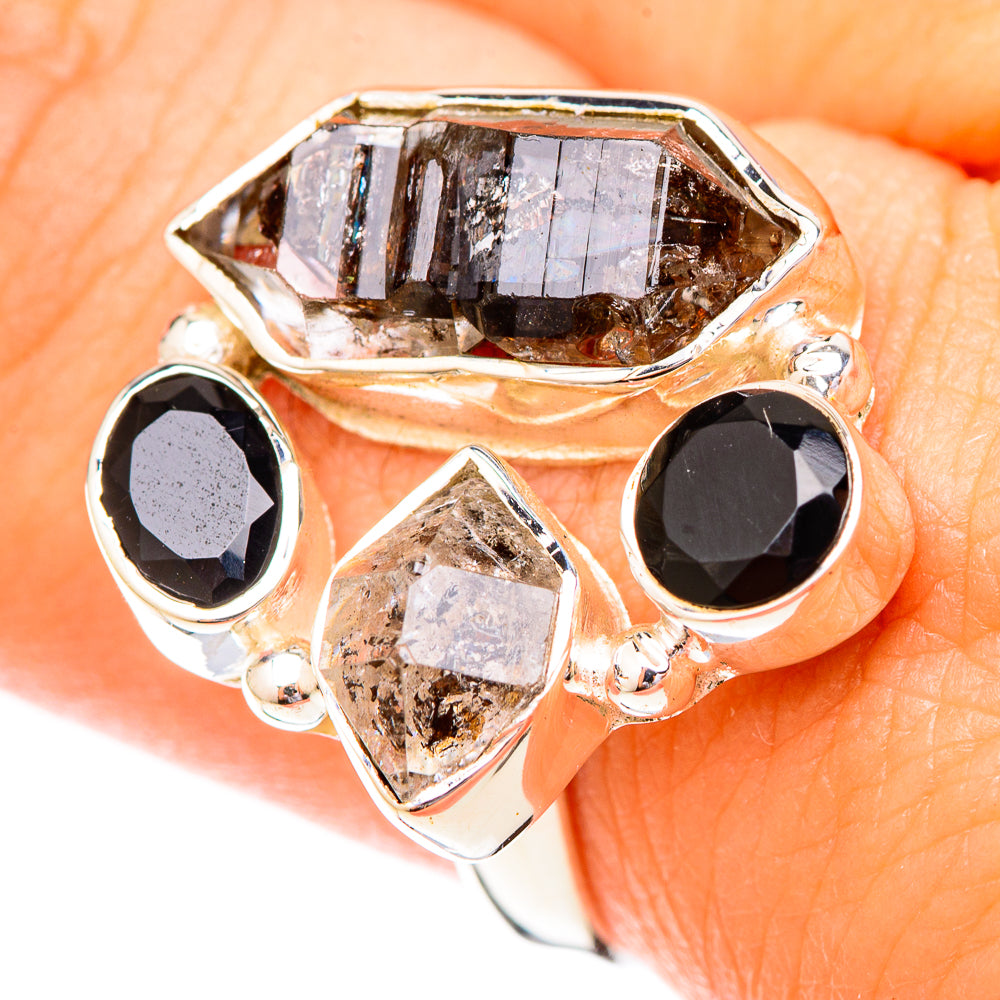 Herkimer Diamond Rings handcrafted by Ana Silver Co - RING120450