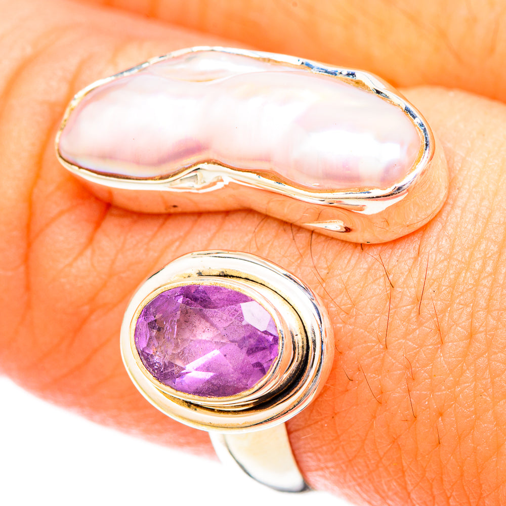 Mother Of Pearl Rings handcrafted by Ana Silver Co - RING120455