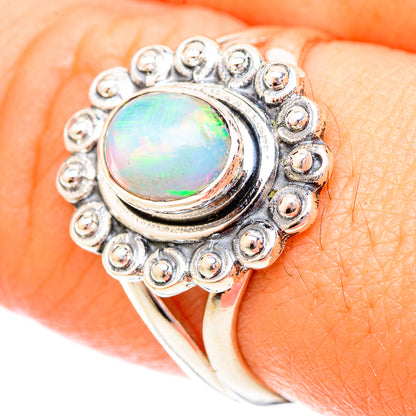 Ethiopian Opal Rings handcrafted by Ana Silver Co - RING120459