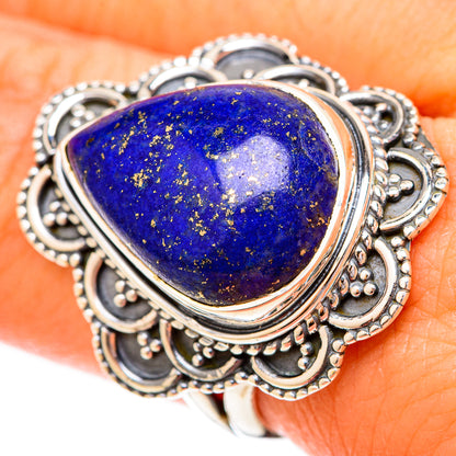 Lapis Lazuli Rings handcrafted by Ana Silver Co - RING120463