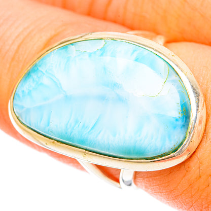 Larimar Rings handcrafted by Ana Silver Co - RING120465