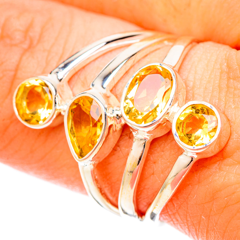 Citrine Rings handcrafted by Ana Silver Co - RING120475