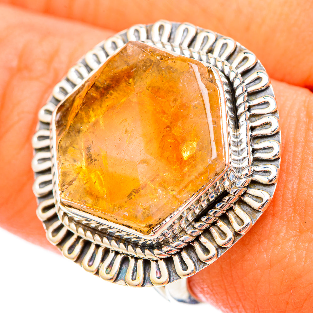 Citrine Rings handcrafted by Ana Silver Co - RING120478