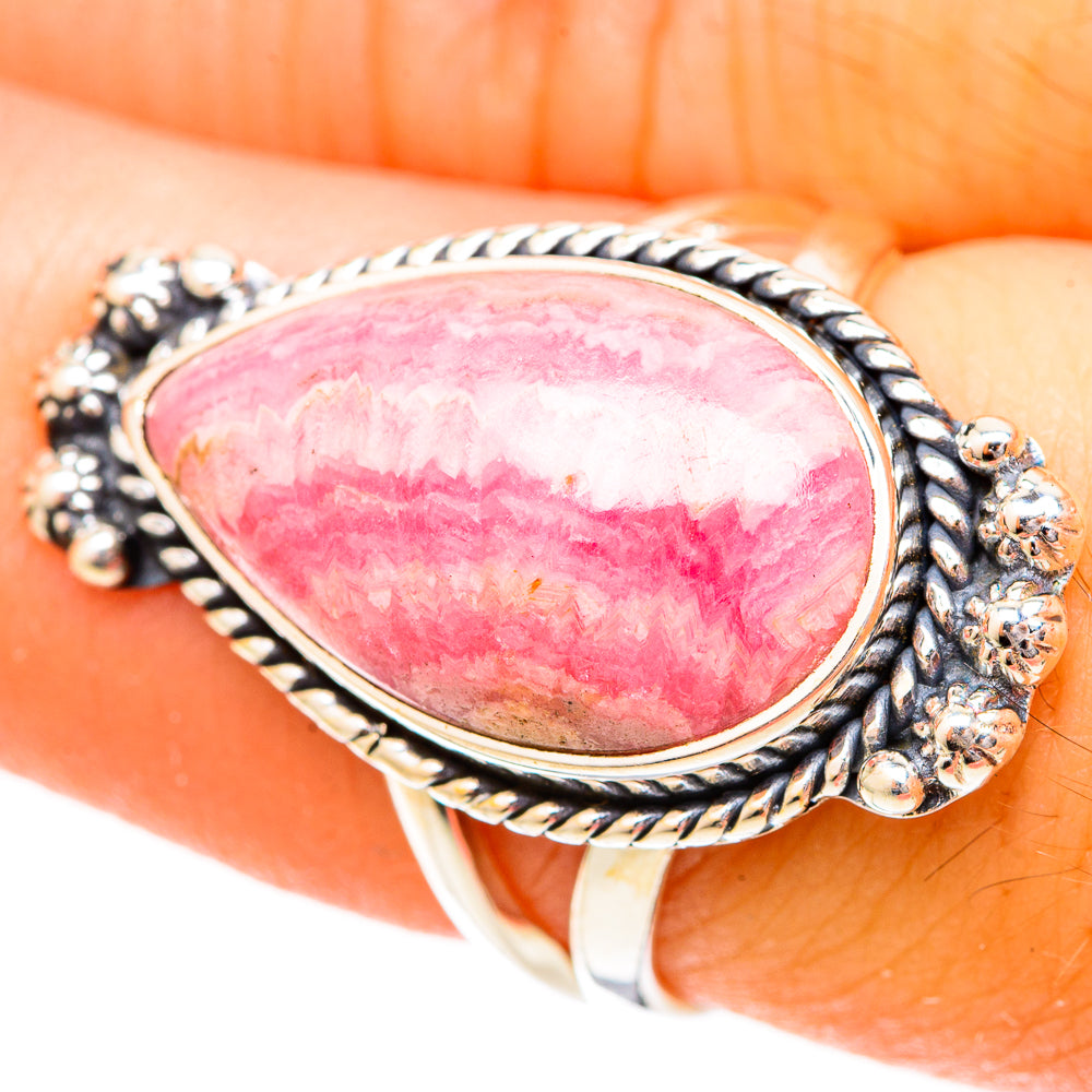 Rhodochrosite Rings handcrafted by Ana Silver Co - RING120480