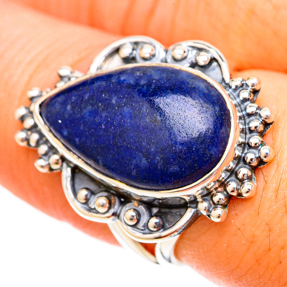 Lapis Lazuli Rings handcrafted by Ana Silver Co - RING120498