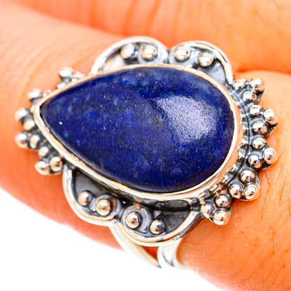 Lapis Lazuli Rings handcrafted by Ana Silver Co - RING120498